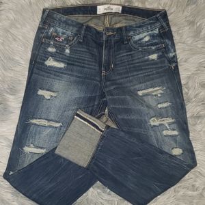 Hollister Skinny Cropped Mom Jean